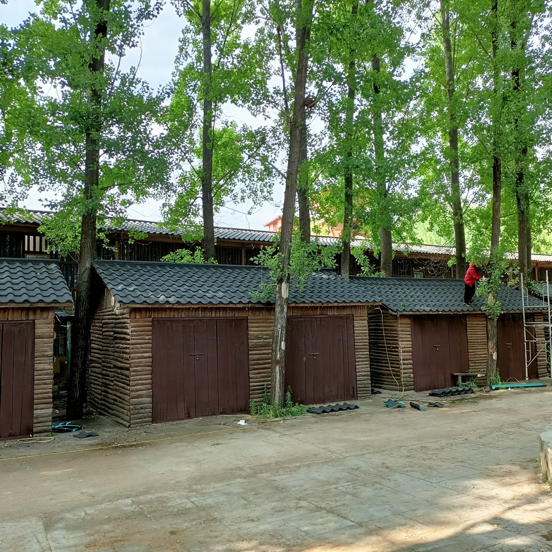 Chinese Antique Tiles and Stone Coated Roof Tiles Hidden in Tourist Attractions