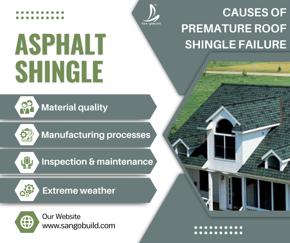 Causes of Premature Roof Shingle Failure