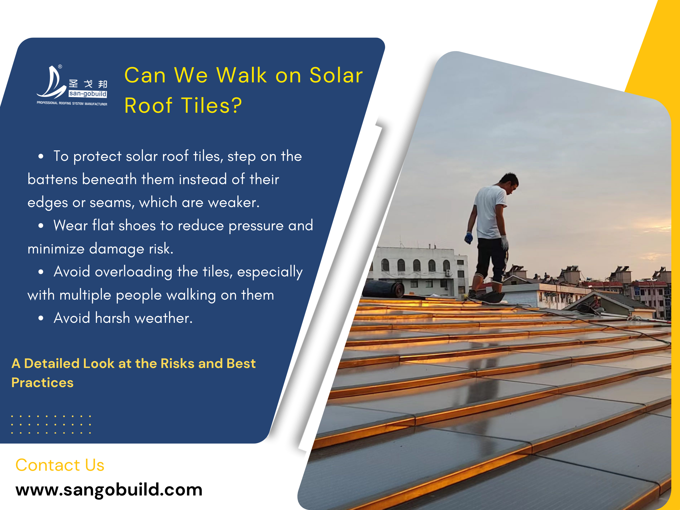 Can We Walk on Solar Roof Tiles | A Detailed Look at the Risks and Best Practices